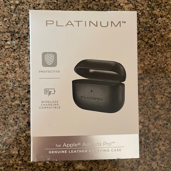 platinum Other - Leather airpod pro case